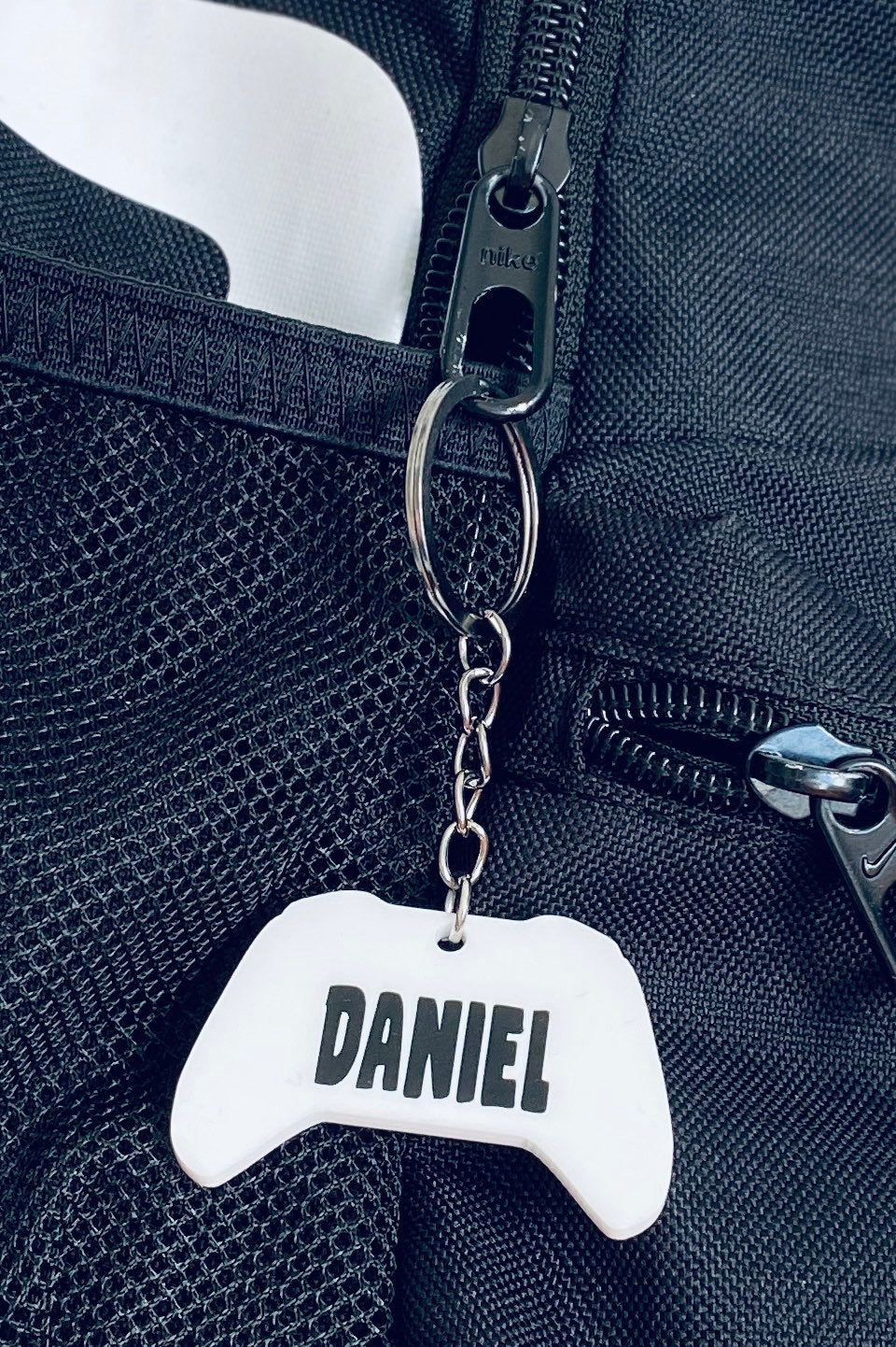 Personalised Gamer Boys Girls Kids Bag Tag Charm Keychain Keyring School Bag Back to School Name Tag Party Bag Filler