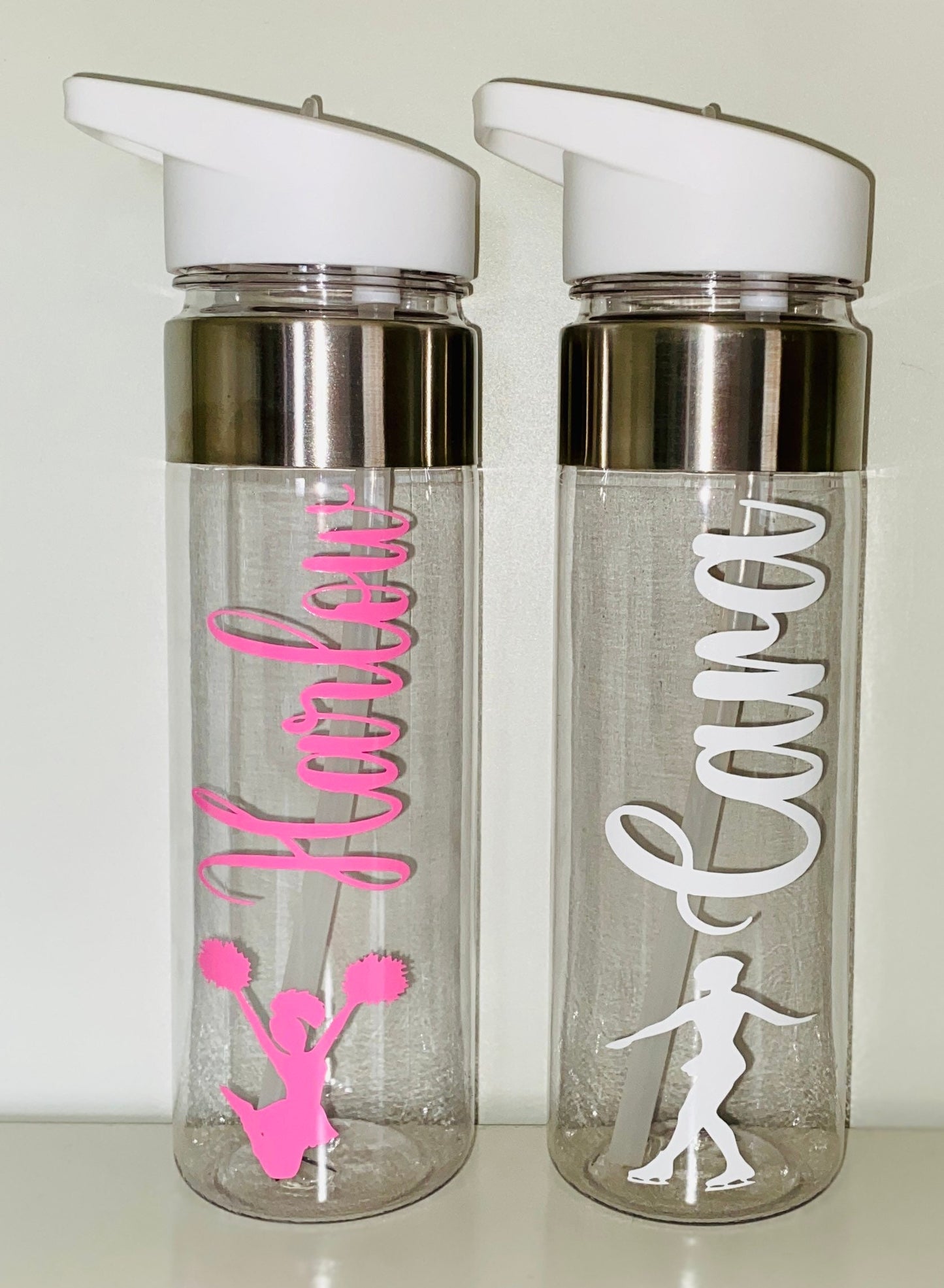 550ml Personalised Custom Water Bottle Kids Water Bottle School Cheerleader Ice Skater Skating Dancer Sports Bottle Gift For Her