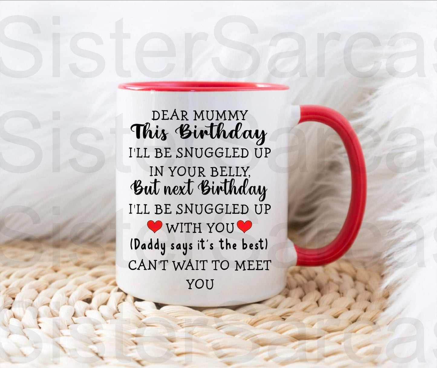 Mummy to Be Birthday Christmas Mothers Day from bump baby present gift personalised with your scan photo mug cup keepsake