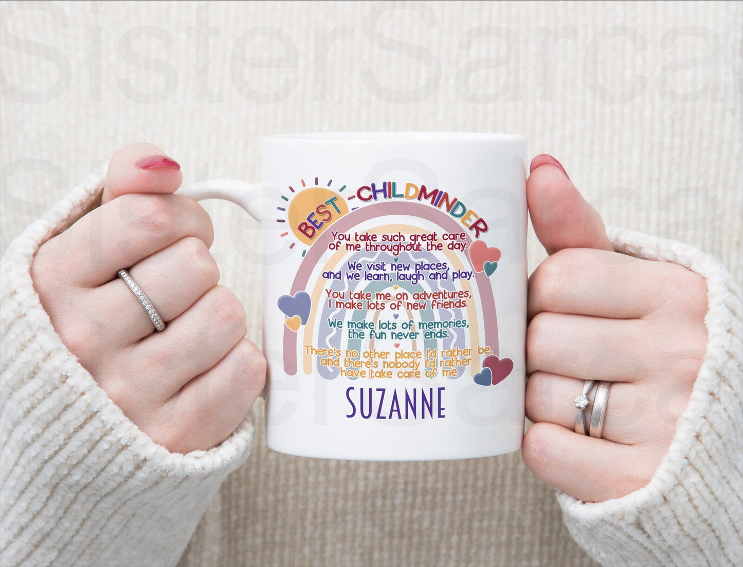 Best Childminder Nursery Teacher Personalised Gift End of Year Term Christmas Gift Thank You Birthday Cup Mug Keepsake Gift Present