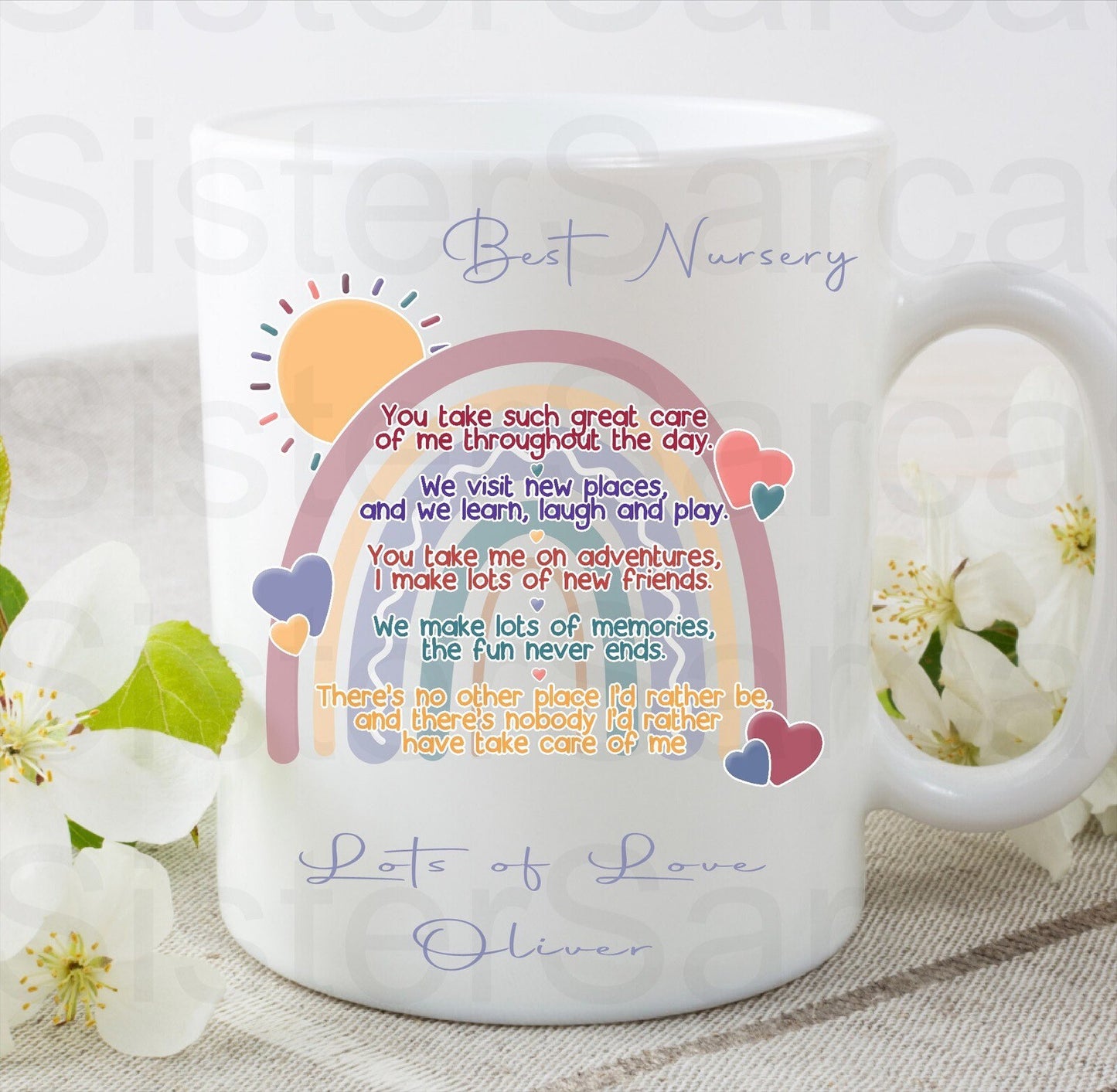 Best Childminder Nursery Teacher Personalised Gift End of Year Term Christmas Gift Thank You Birthday Cup Mug Keepsake Gift Present