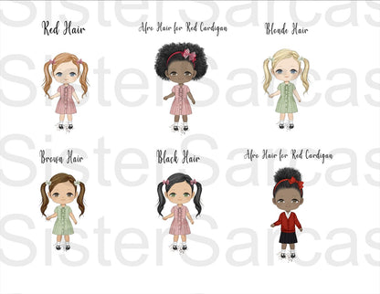Personalised Nursery Preschool Girls School Water Bottle First Day of School Back to School Gift