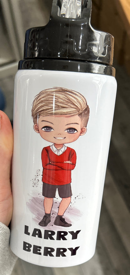 Personalised Boys School Water Bottle First Day of School Back to School Gift for Her Son Nephew Grandson