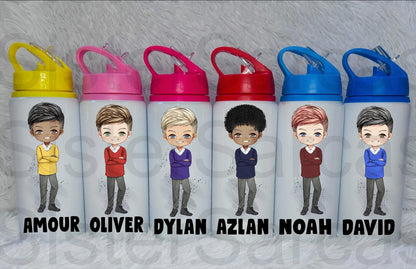 Personalised Boys School Water Bottle First Day of School Back to School Gift for Her Son Nephew Grandson