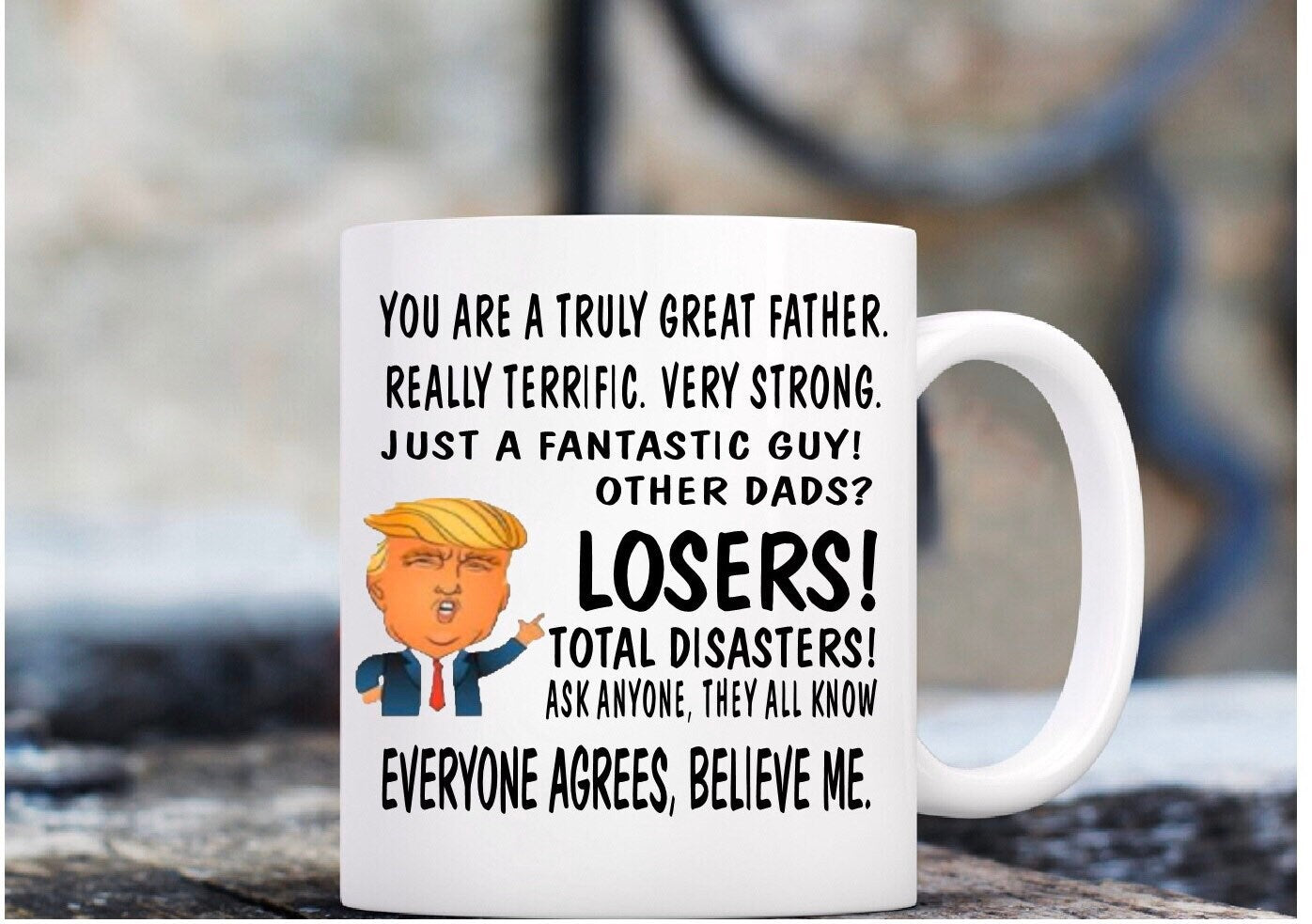 Donald Trump Funny Novelty Personalised Custom Mug Birthday Anniversary Mum Dad Sister Daughter Boyfriend Girlfriend Brother Christmas
