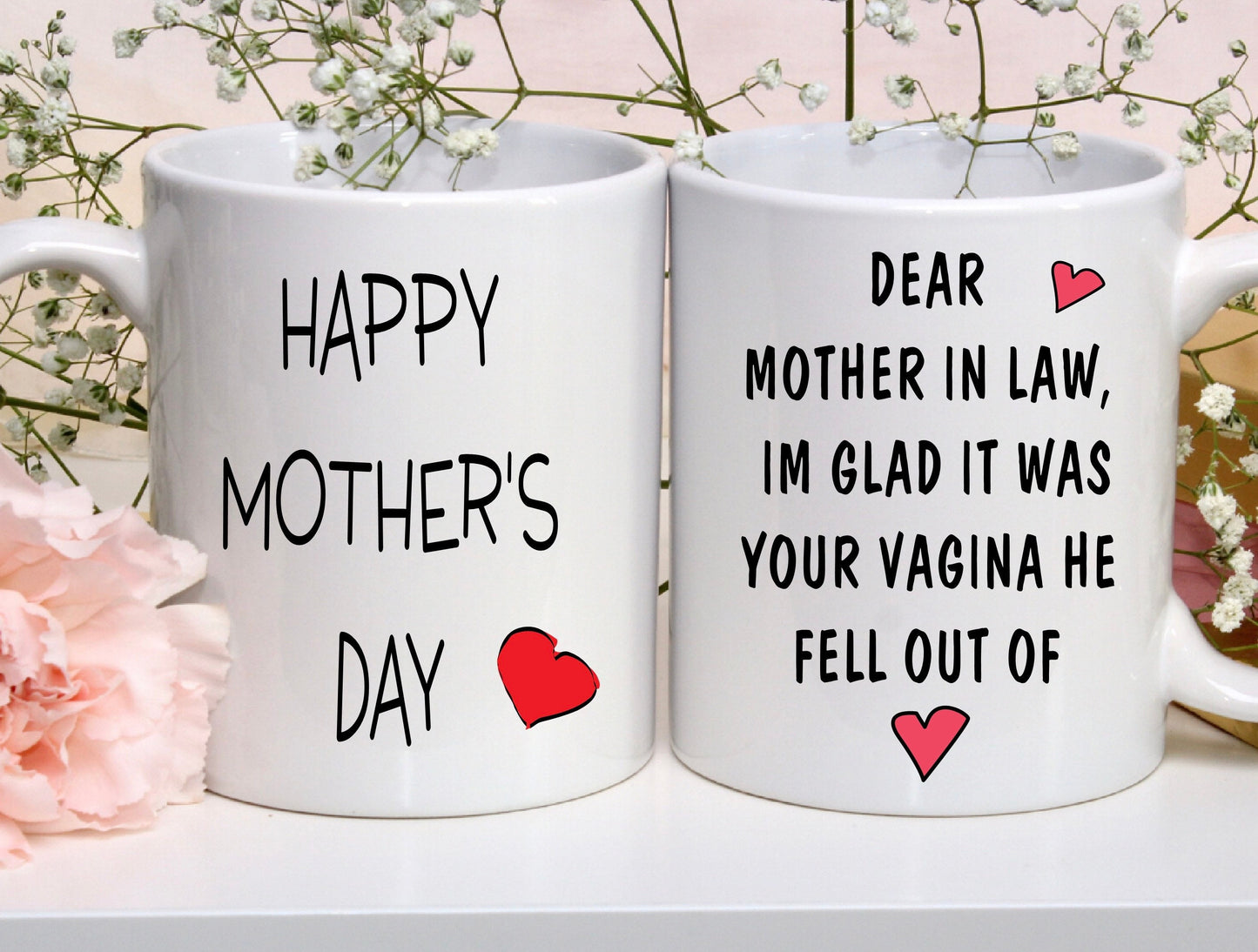 Happy Mother’s Day mother in law mum mummy rude funny cup mug birthday gift present novelty