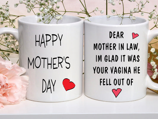 Happy Mother’s Day mother in law mum mummy rude funny cup mug birthday gift present novelty