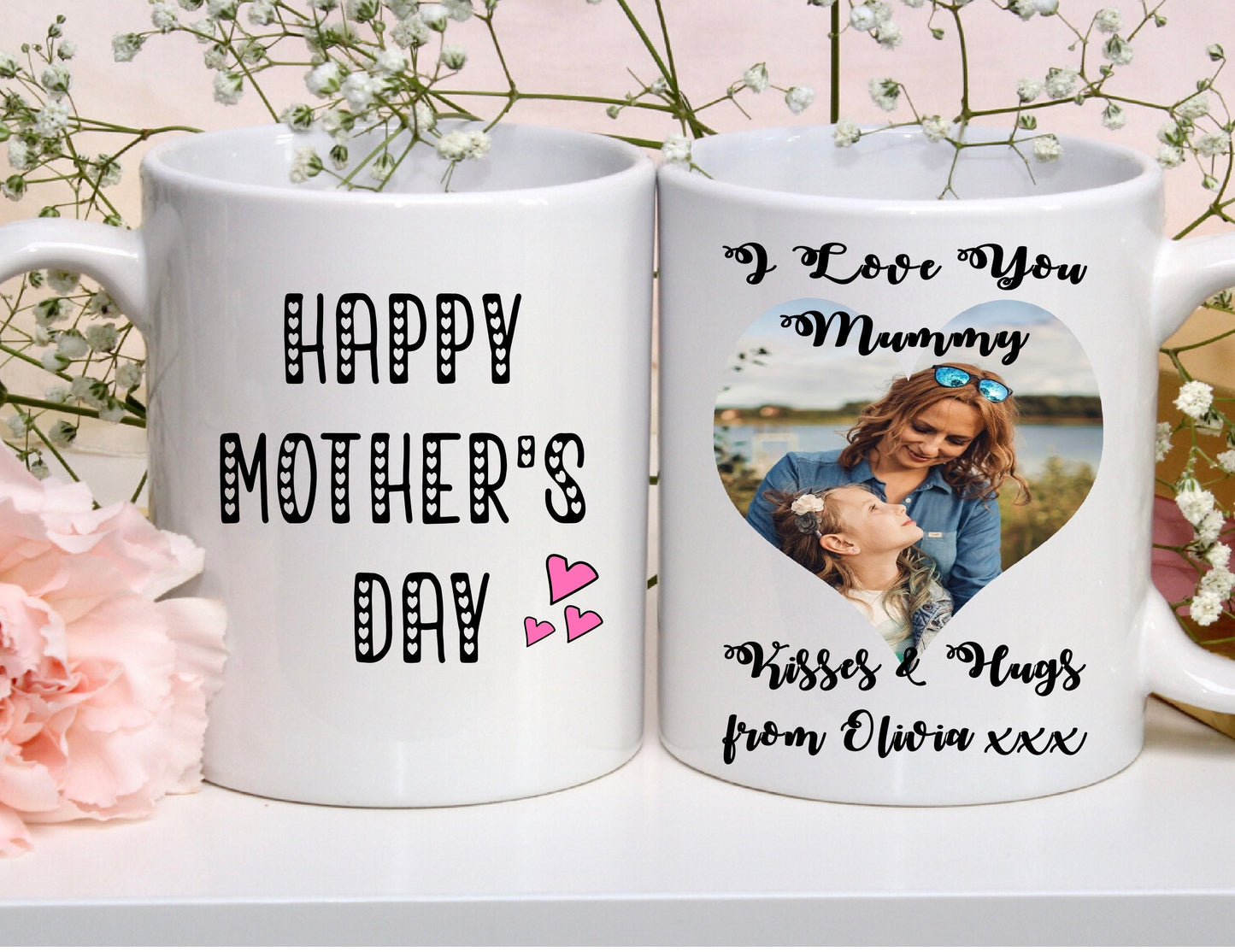 Happy Mother’s Day mum mummy personalised photo cup mug birthday gift present novelty