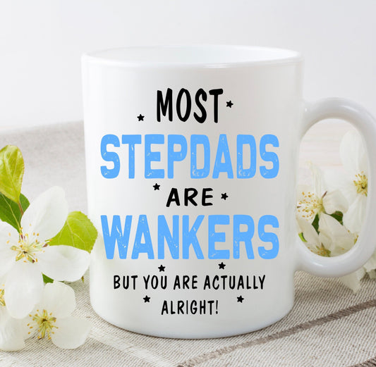 Funny Rude Stepdad Gift Father’s Day Gift for Stepdad step-dad step parent funny rude Mug Christmas gift present Birthday Gift Father’s Day