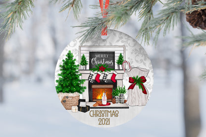 Christmas Personalised Kids Christmas Ornament Gift Present Keepsake Novelty Bauble Christmas Tree Xmas Couple Boyfriend Girlfriend Family