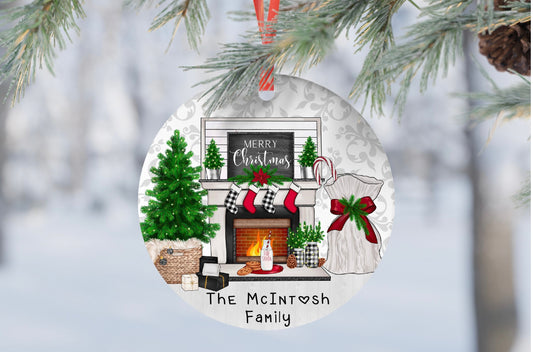 Christmas Personalised Kids Christmas Ornament Gift Present Keepsake Novelty Bauble Christmas Tree Xmas Couple Boyfriend Girlfriend Family