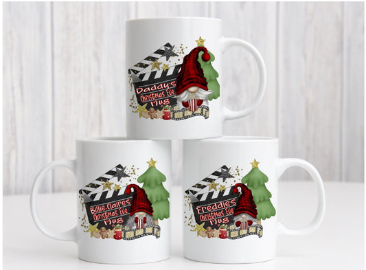 Christmas Personalised Gonk Gonks Kids Son Daughter Mum Dad Christmas Eve Mug Cup Gift Present Tea Coffee Eve Gift Stocking Filler