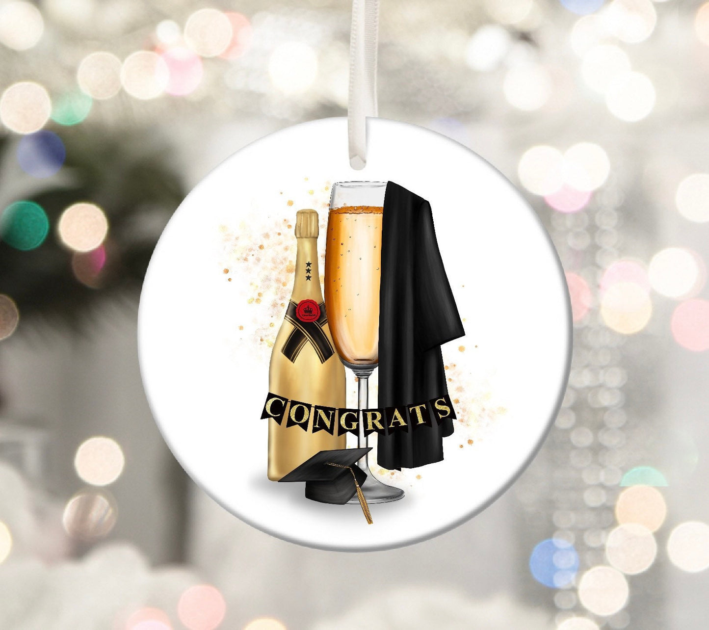 Congratulations Graduation Student University College End of School Leavers 2025 Keepsake Plaque Bauble Personalised Gift