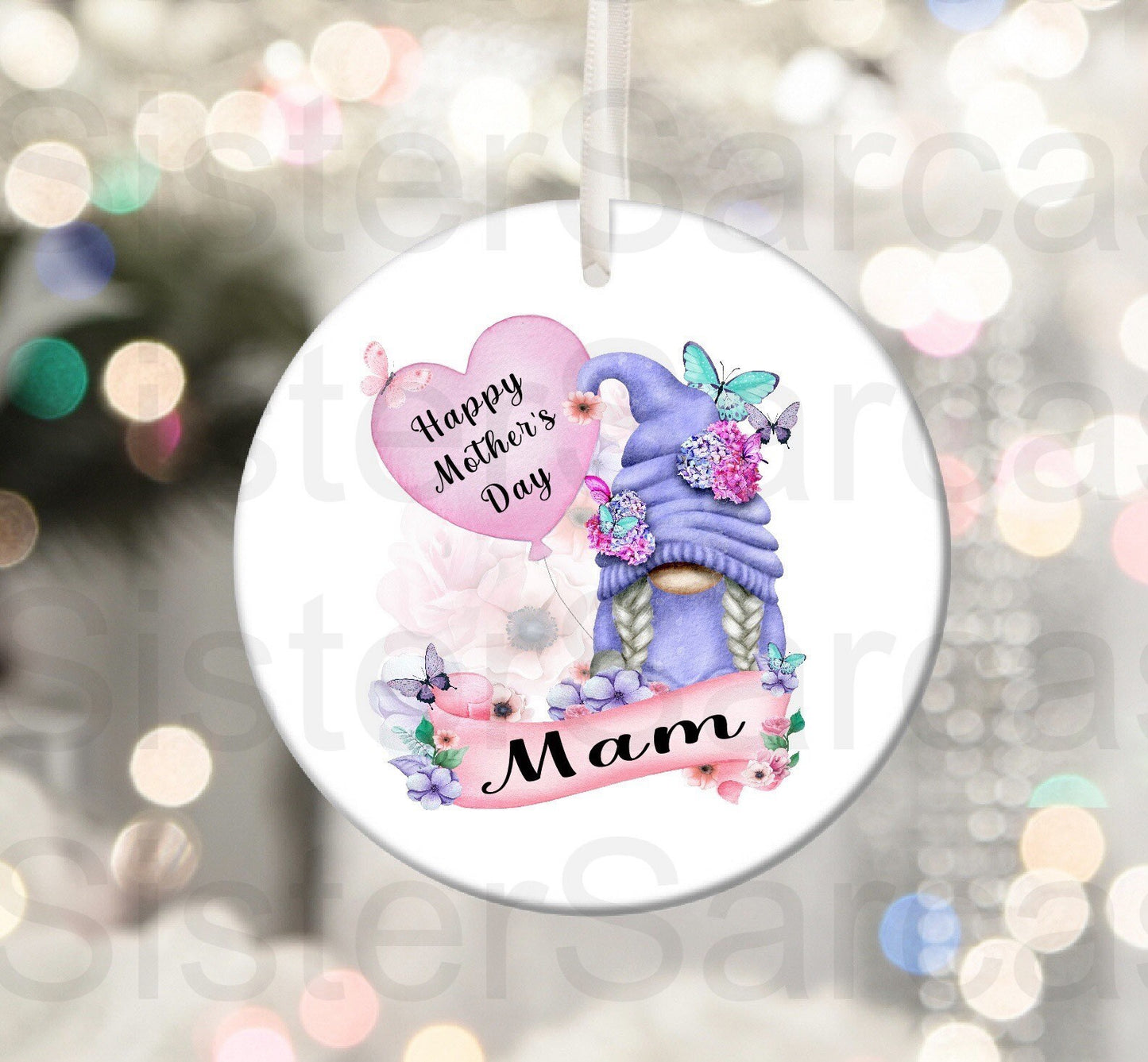 Mother’s Day Gonk Gonks Personalised Gift Present Mam Mum Mammy Step Mum Keepsake Novelty Bauble Ornament Plaque Couple Boyfriend Girlfriend