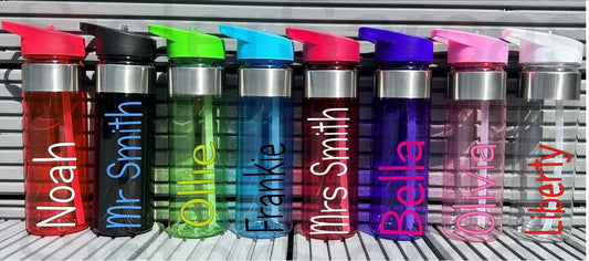Kids Back to School Personalised Water Bottle, Kids Water Bottle, Sports Bottle, Teacher Gift, Water Bottle, Gift For Him, Gift For Her