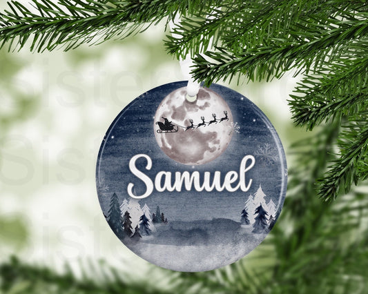 Kids Christmas Girls Boys Personalised Christmas Bauble Gift Present Keepsake Novelty Bauble Tree Xmas Daughter Son Nephew Niece