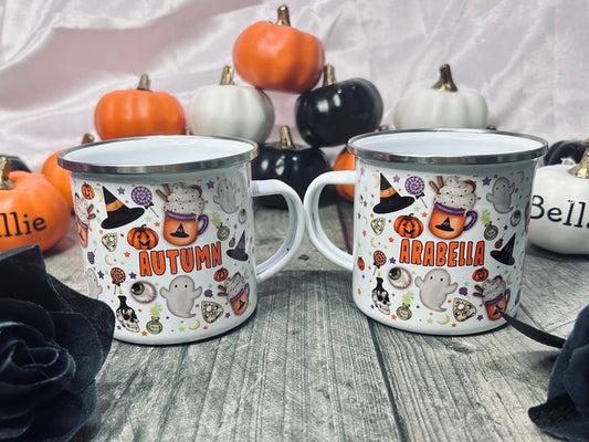 Kids Personalised Halloween Gift Son Daughter Granddaughter Grandson Nephew Niece Cup Mug Gift Present