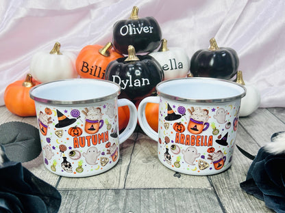 Kids Personalised Halloween Gift Son Daughter Granddaughter Grandson Nephew Niece Cup Mug Gift Present