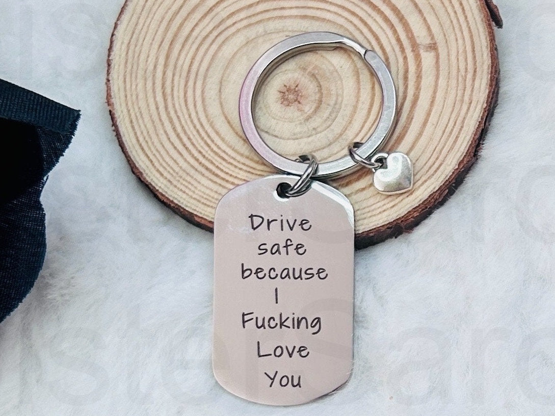 I Love You Keyring Keychain Keyring Rude Funny Girlfriend Boyfriend Wife Husband Birthday Present Valentines Day Christmas