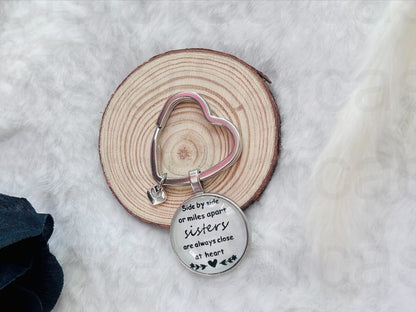 Sisters... Novelty Keyring Keychain Birthday Gift Present Christmas Family Love