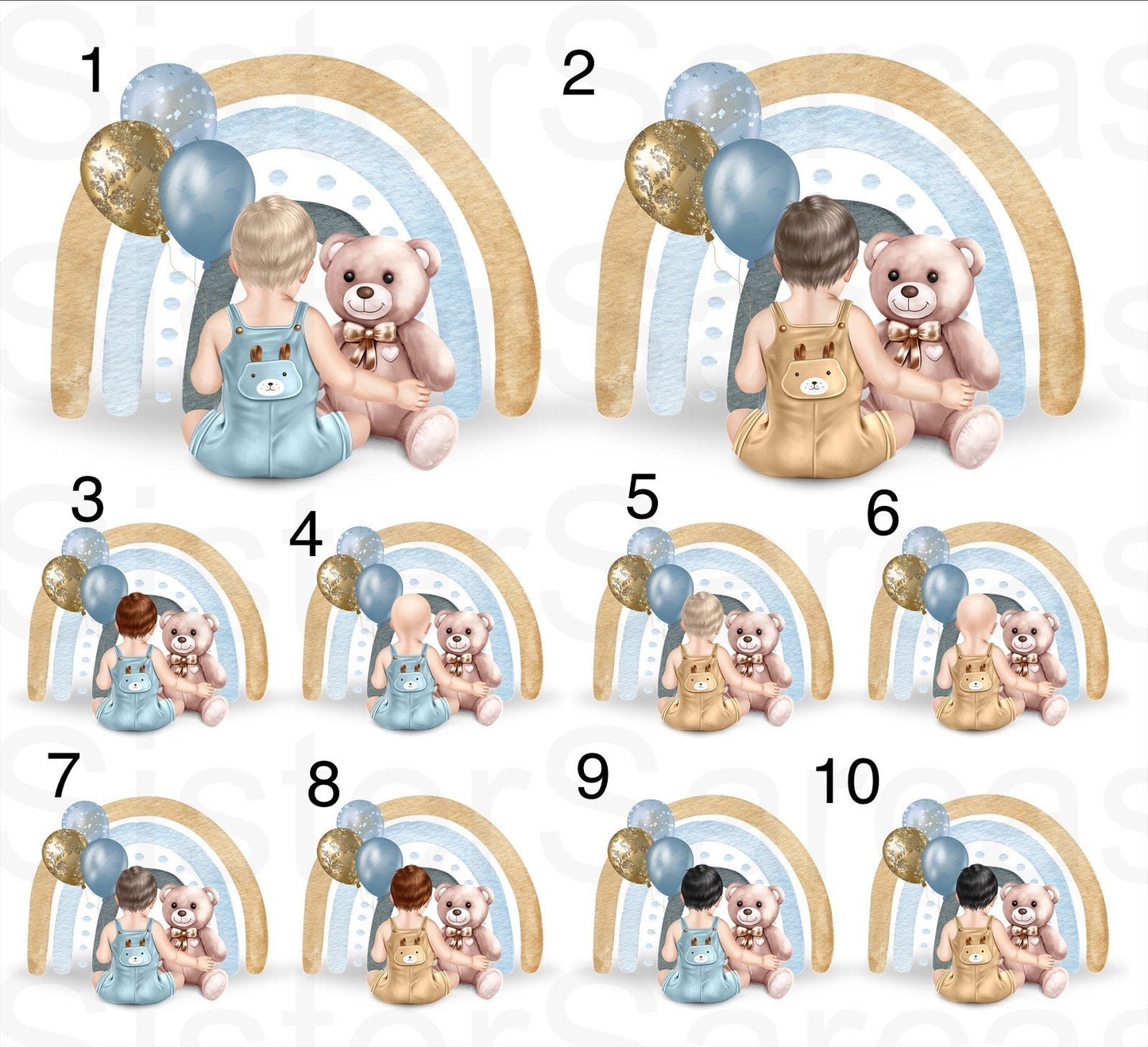 Baby Boys 1st First Birthday Personalised Plaque Keepsake Gift Bauble Nephew Grandson Godson Son 2nd Birthday 3rd Birthday