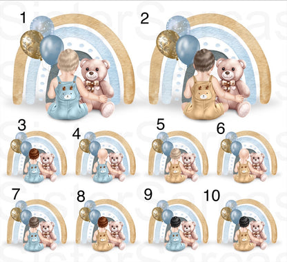 Baby Boys 1st First Birthday Personalised Plaque Keepsake Gift Bauble Nephew Grandson Godson Son 2nd Birthday 3rd Birthday