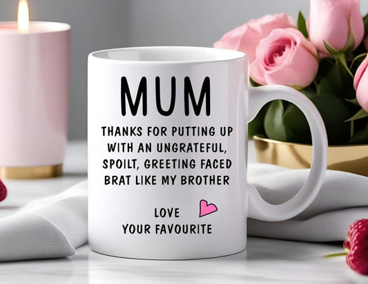 Personalised Gift For Mum Mam For Mother’s Day Funny Gift Mug Cup Birthday Gift Christmas Present Keepsake Present Coffee Mug