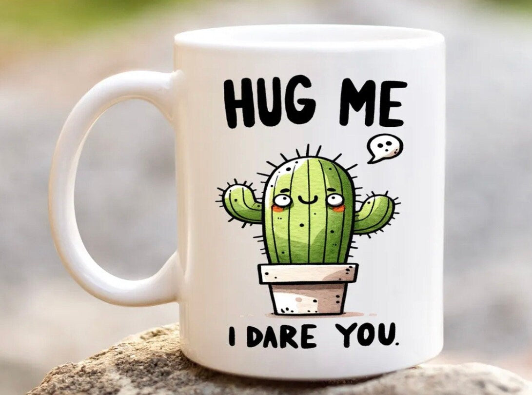Hug Me… Novelty Mug Perfect Gift For Birthday Christmas Boyfriend Girlfriend Wife Husband Valentine’s Day