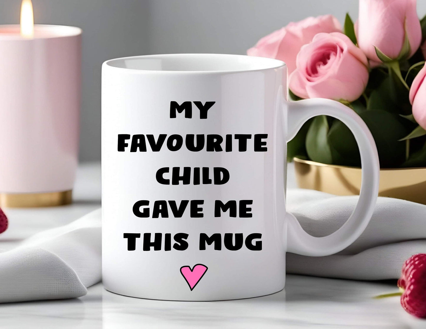Personalised Gift For Mum From Daughter Mam For Mother’s Day Funny Gift Mug Cup Birthday Gift Christmas Present Keepsake Present Coffee Mug