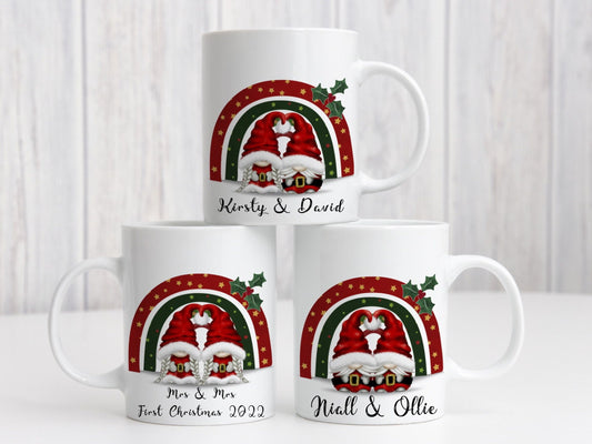 Christmas Personalised Gonk Gonks Girlfriend Boyfriend Kids Mug Cup Gift Present | Tea Coffee  | Christmas Eve Gift | Stocking Filler |