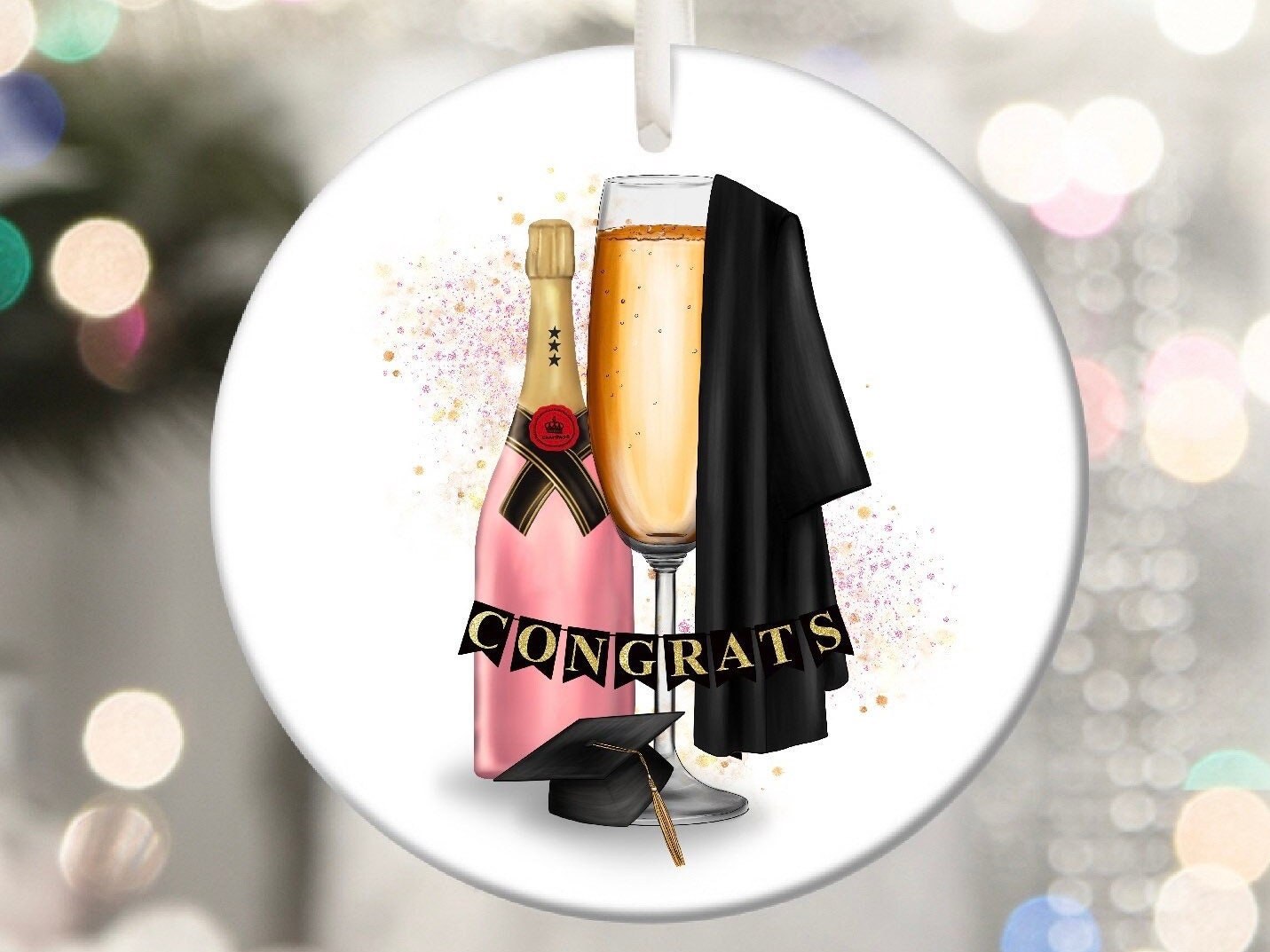 Congratulations Graduation Student University College End of School Leavers 2025 Keepsake Plaque Bauble Personalised Gift