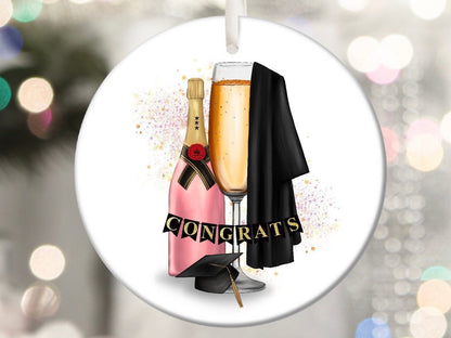 Congratulations Graduation Student University College End of School Leavers 2025 Keepsake Plaque Bauble Personalised Gift
