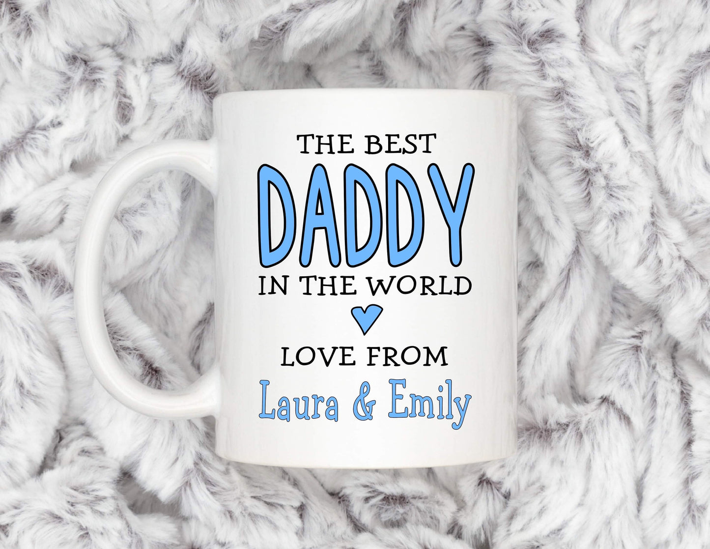 Best Daddy personalised gift for Father’s Day, funny mug cup, birthday present, Christmas gift, gift from daughter or son, personalised gift