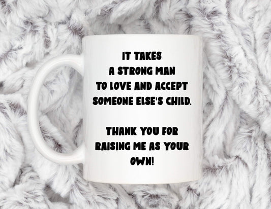 Bonus-Dad stepdad step-dad Father’s Day funny mug cup birthday present Christmas gift personalised gift