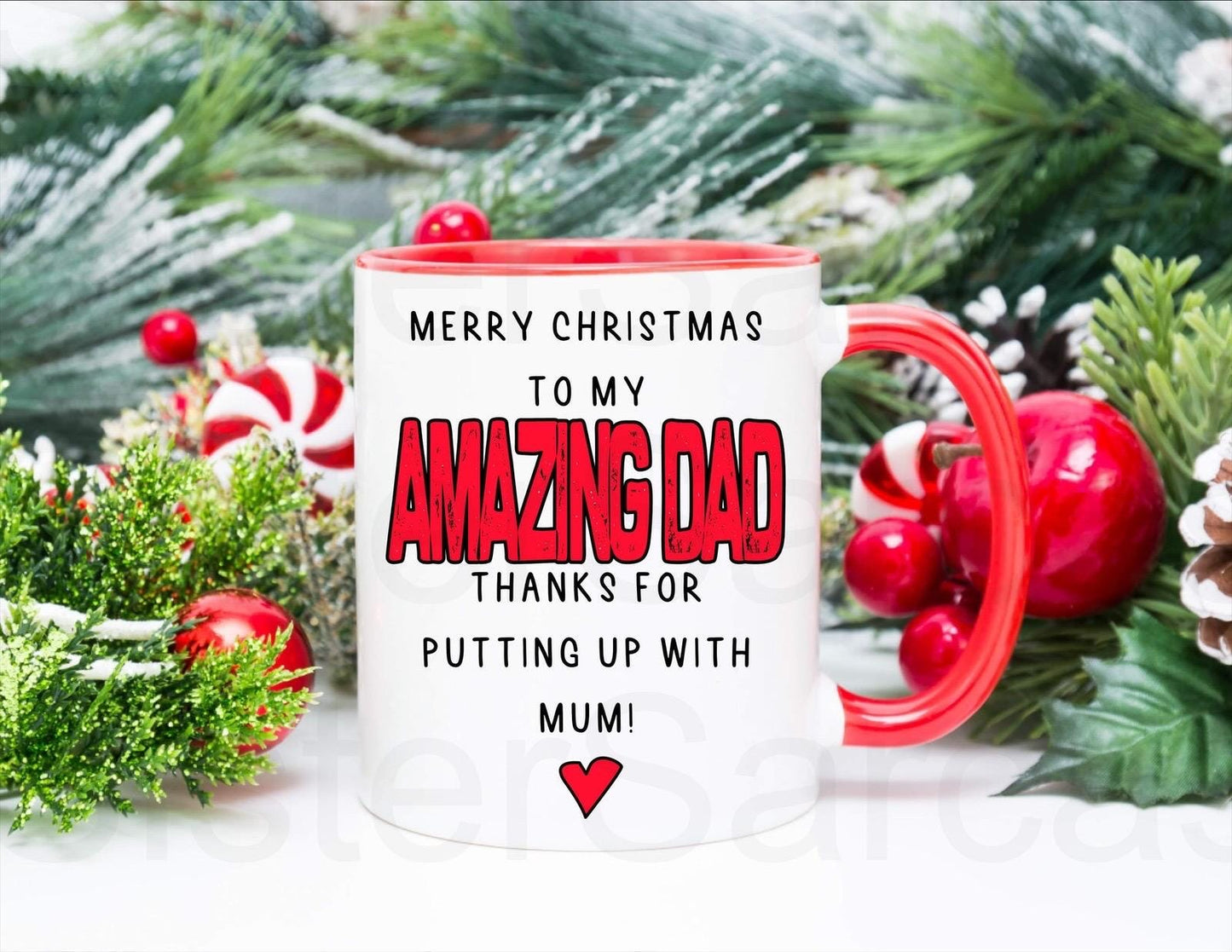 Funny Amazing Dad Mug, Personalised Gift, Christmas Gift, Birthday Gift, Father’s Day, Best Dad Gift