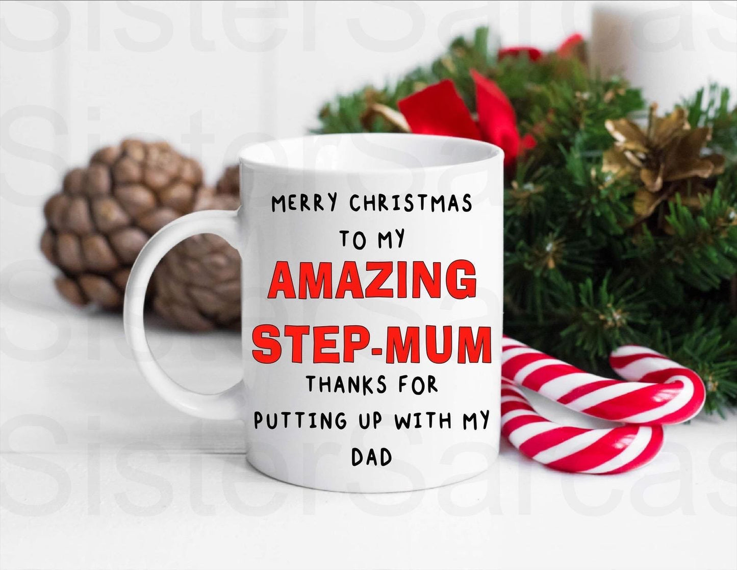 Funny Amazing Step Mum Mug, Personalised Gift, Christmas Gift, Birthday Gift, Mother’s Day, Best Step Mum Gift