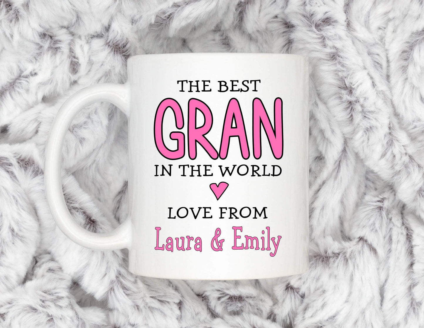 Best Gran in the World Mug, Personalised Gift, Christmas Gift, Birthday Gift, Mother’s Day, Best Gran Gift