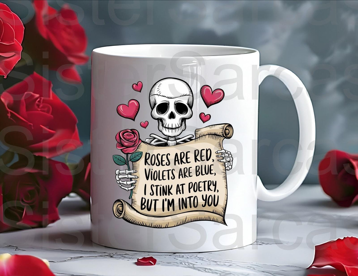 I Suck At Poetry But I’m Into You Mug - Relationship Gifts - Birthday Present - Valentines Gift - Novelty Mug - Funny Gift