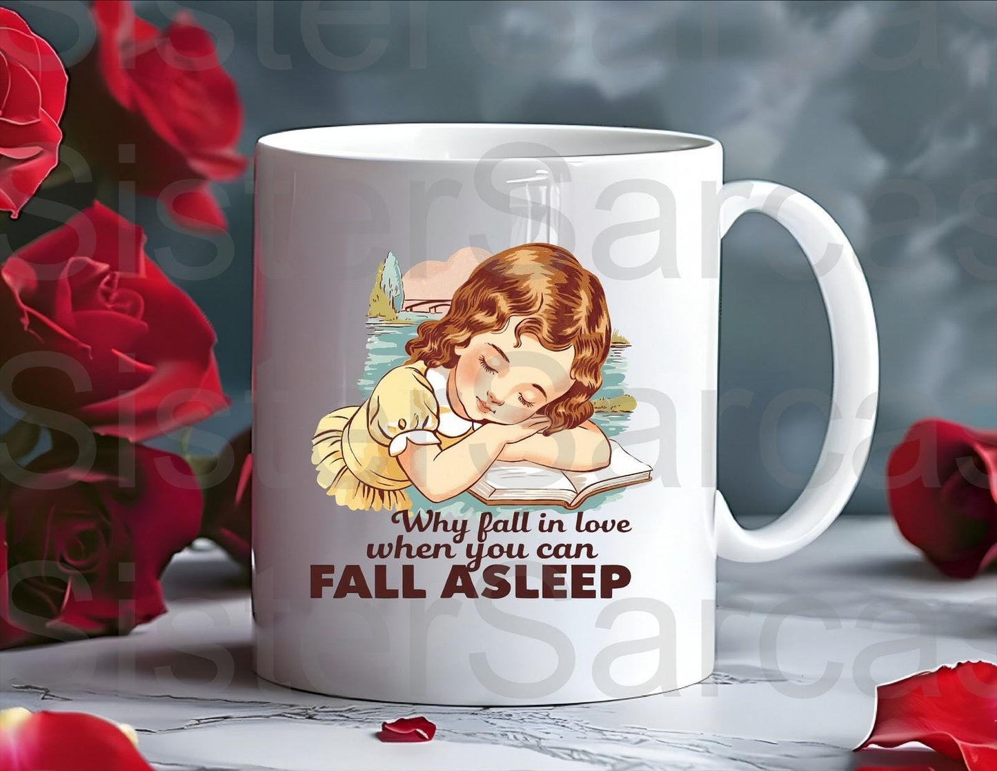 Personalised Mug - Galentines Gift - Why Fall In Love - Bestie Gift - Galentine’s Day Gift - Valentine’s Day Gift - Funny Gift