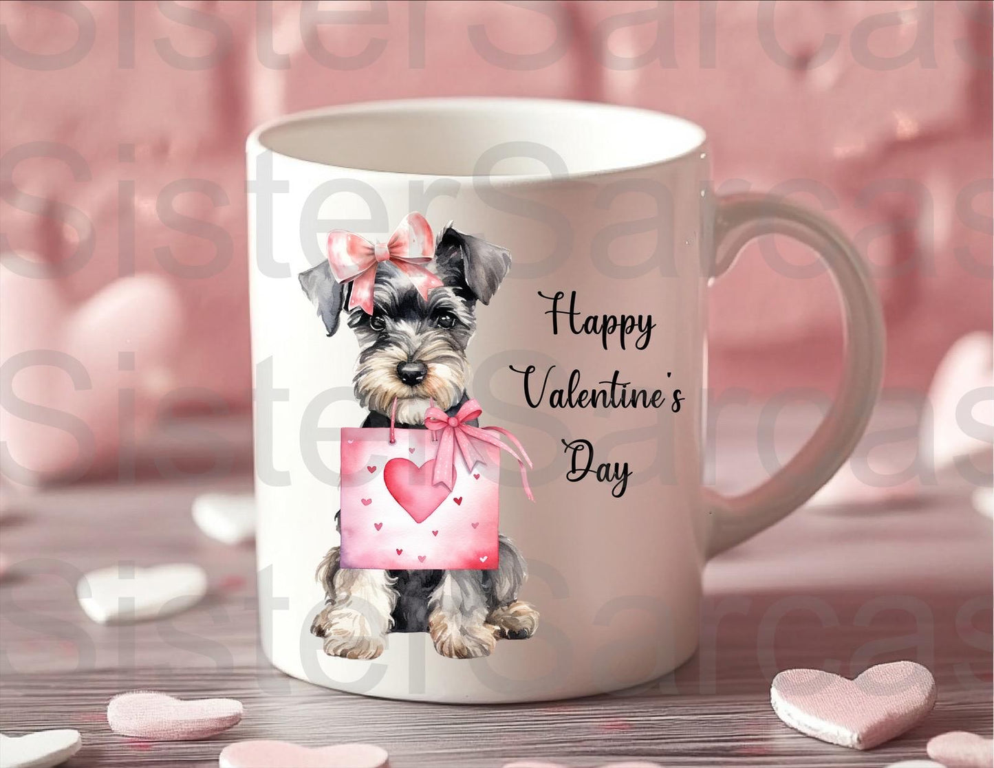 Personalised Mug - Valentines Gift - Miniature Schnauze - Dog Mum Gift - Dog Dad Gift - Gift From Dog - Valentine’s Day Gift - Funny Gift