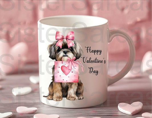 Personalised Mug - Valentines Gift - Shih Tzu Dog - Dog Mum Gift - Dog Dad Gift - Gift From Dog - Valentine’s Day Gift - Funny Gift