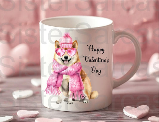 Personalised Mug - Valentines Gift - Shiba Inu Dog - Dog Mum Gift - Dog Dad Gift - Gift From Dog - Valentine’s Day Gift - Funny Gift