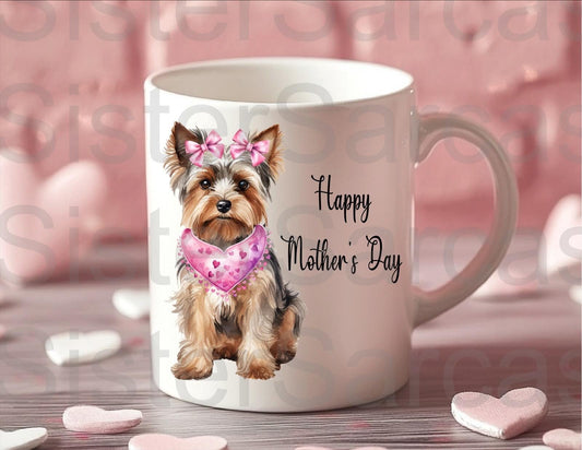 Personalised Mug - Mother’s Day Gift - Yorkie Dog - Dog Mum Gift - Gift From Dog - Mothers Day Gift - Funny Gift