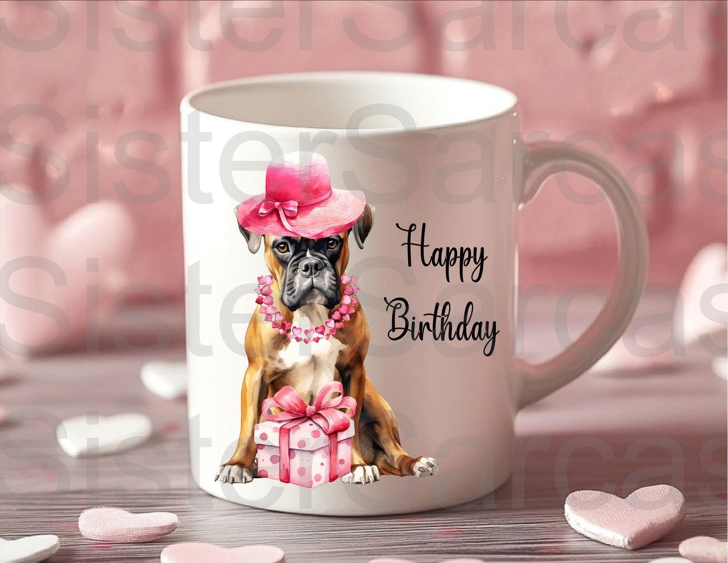 Personalised Mug - Birthday Gift - Boxer Dog - Dog Mum Gift - Gift From Dog - Birthday Gift For Mum - Funny Gift