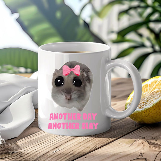 Another Day Another Slay… Mug Cute Custom Coffee Cup Viral Meme Mug Novelty Gift Birthday Christmas Best Friend