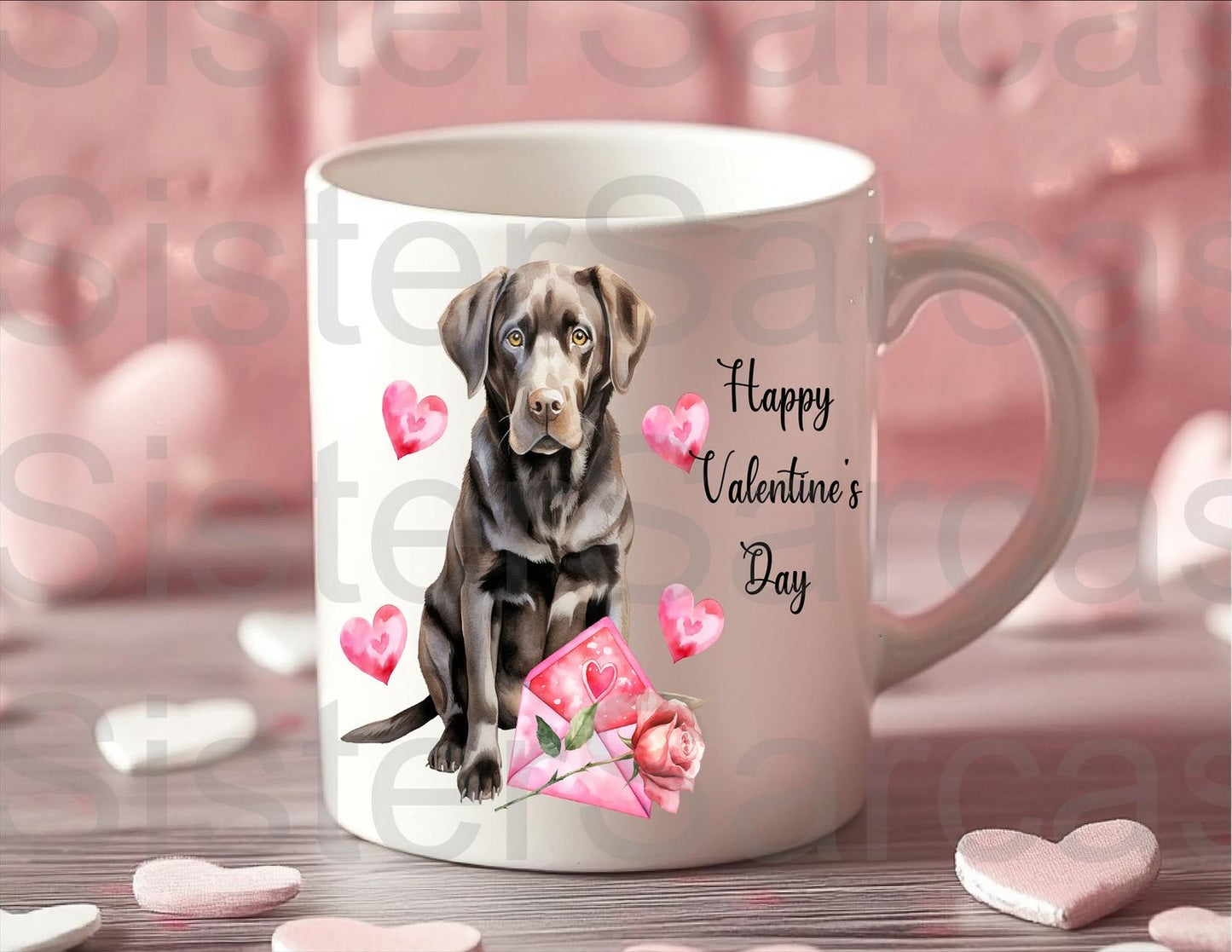 Personalised Mug - Valentines Gift - Labrador Dog - Dog Mum Gift - Dog Dad Gift - Gift From Dog - Valentine’s Day Gift - Funny Gift