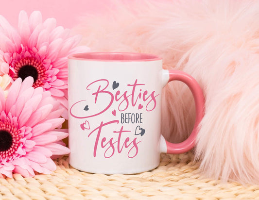 Personalised Mug - Galentines Gift - Besties Before Testes - Bestie Gift - Galentine’s Day Gift - Valentine’s Day Gift - Funny Gift