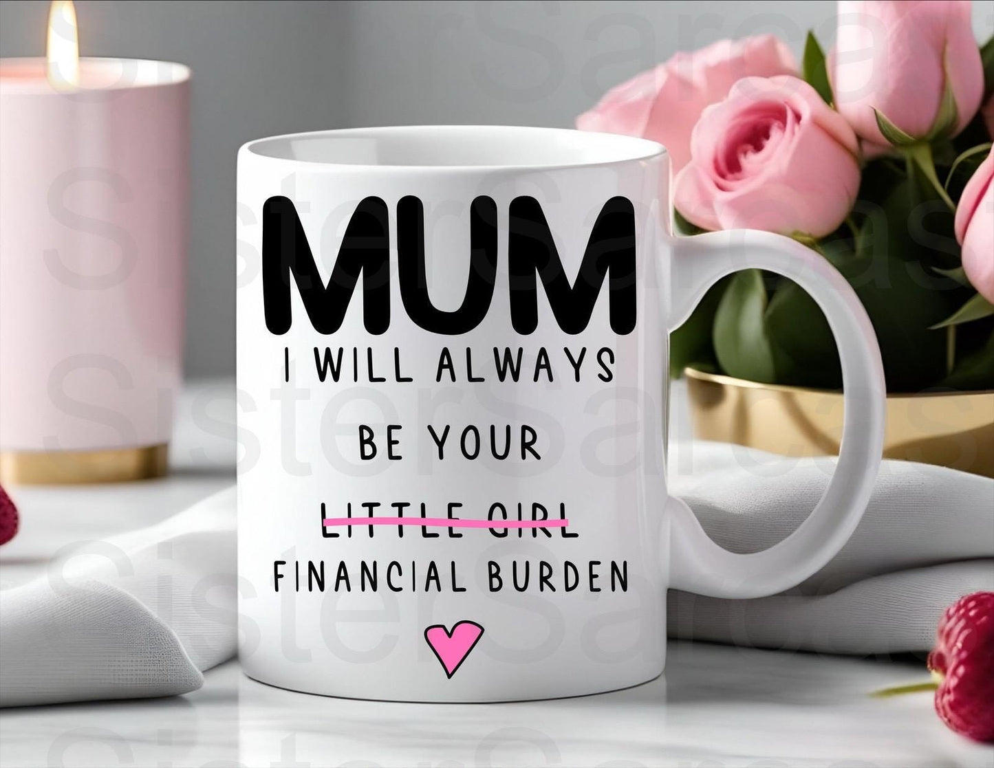 Personalised Mug - Mother’s Day Gift - I’ll Always Be Your Financial Burden - Mum Gift - Gift For Mum - Mothers Day Gift - Funny Gift