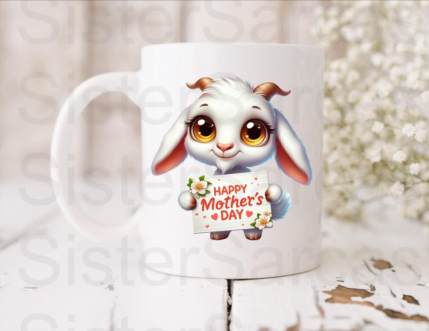 Mum Love From Your Little Goat - Mother’s Day Gift - Funny Gift - Personalised Mug - Mum Gift - Gift For Mum - Mothers Day Gift