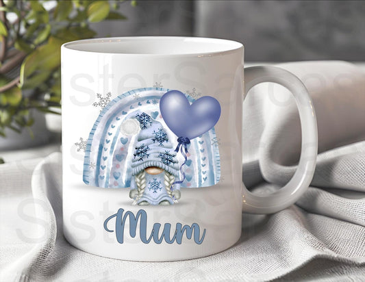 Blue Gonk Mum - Mother’s Day Gift - Mum Gift - Gift For Mum - Mothers Day Gift - Personalised Mug - Birthday Gift For Mum